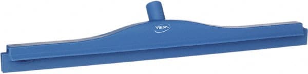 Vikan 77143 Squeegee: 24" Blade Width, Rubber Blade, Threaded Handle Connection 
