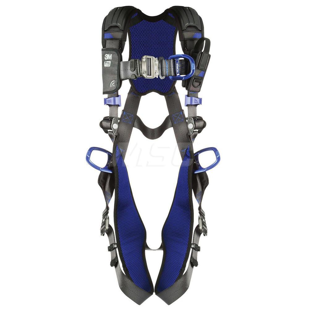 Fall Protection Harnesses: 420 Lb, Vest Style, Size Small, For Climbing & Positioning, Polyester, Back Front & Side