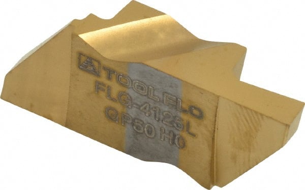 Tool-Flo 564825LN4C Grooving Insert: FLG4125 GP50, Solid Carbide 