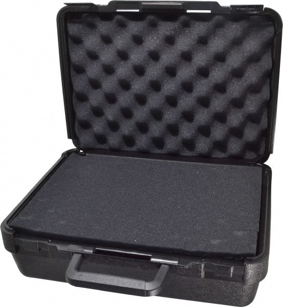 Platt 407 Clamshell Hard Case: Cubed Foam, 13-1/2" Wide, 5.5" Deep, 5-1/2" High 