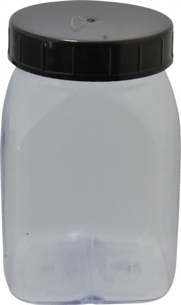 100 to 999 mL Polyvinylchloride Wide-Mouth Bottle: 2.3" Dia