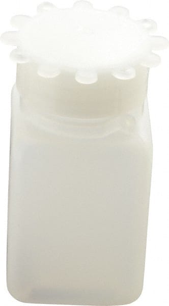 Less than 100 mL Polyethylene Wide-Mouth Bottle: 1.5" Dia
