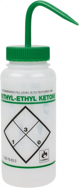 16 to 31.9 oz Polyethylene Safety Wash Bottle: