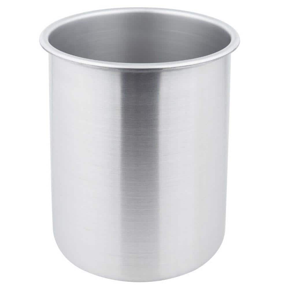 VOLLRATH 78760 Food Storage Container: Stainless Steel, Round 