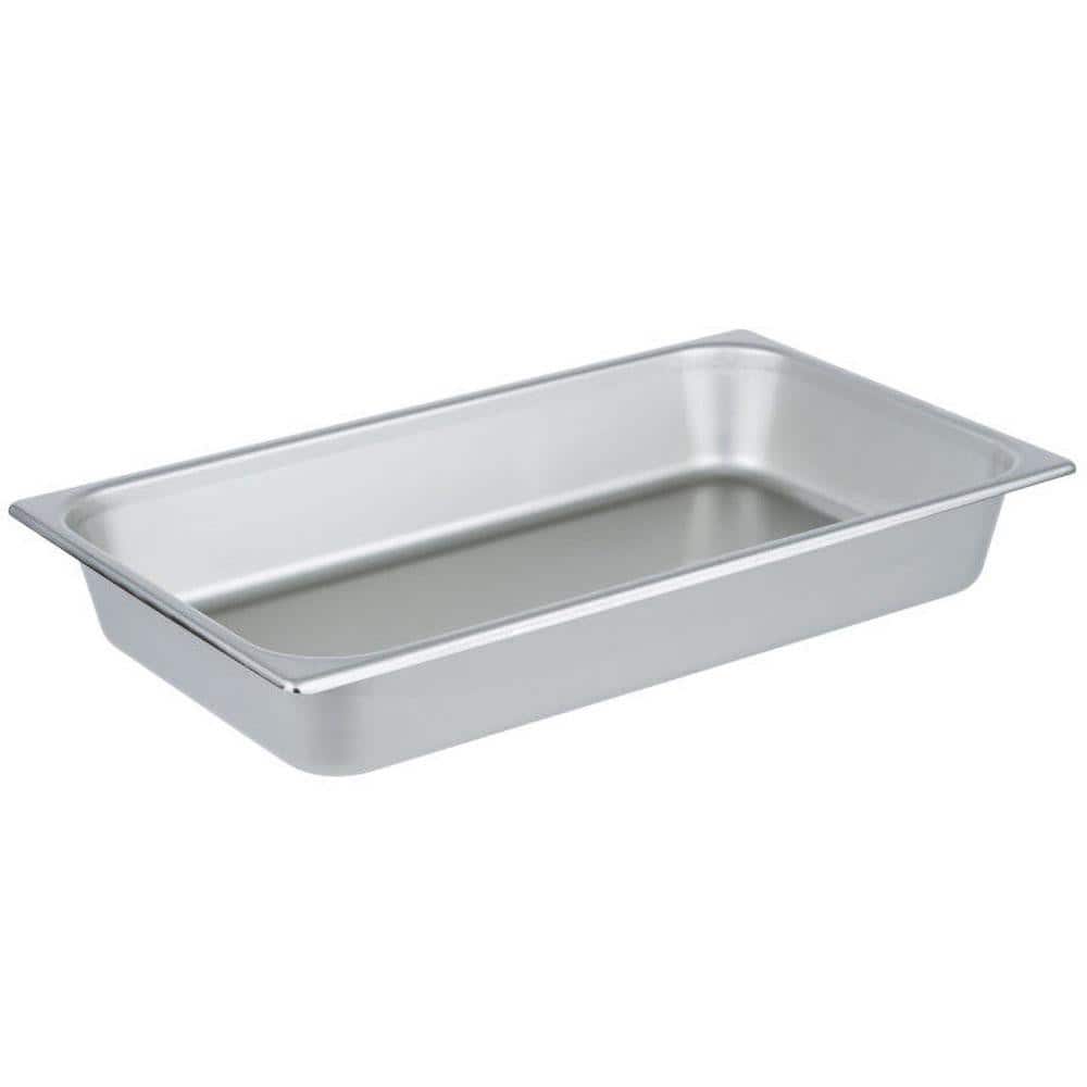 VOLLRATH 74262 Food Pan Container: Stainless Steel, Rectangular 