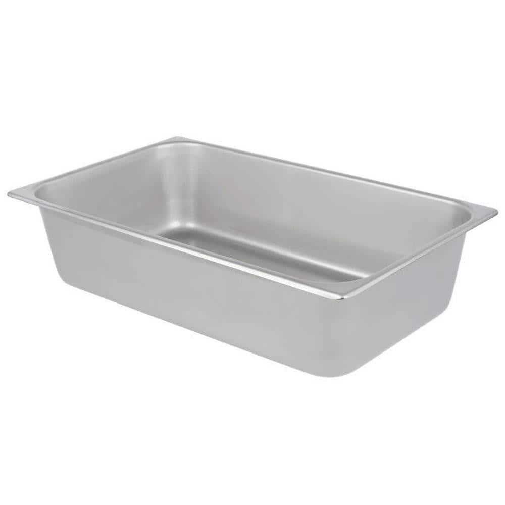 VOLLRATH 74264 Food Pan Container: Stainless Steel, Rectangular 