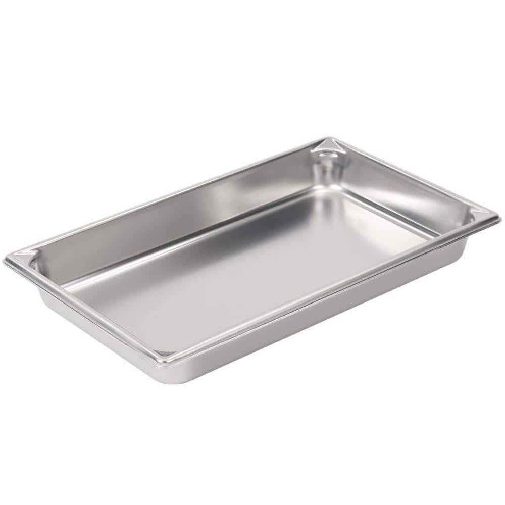 VOLLRATH 30022 Food Pan Container: Stainless Steel, Rectangular 