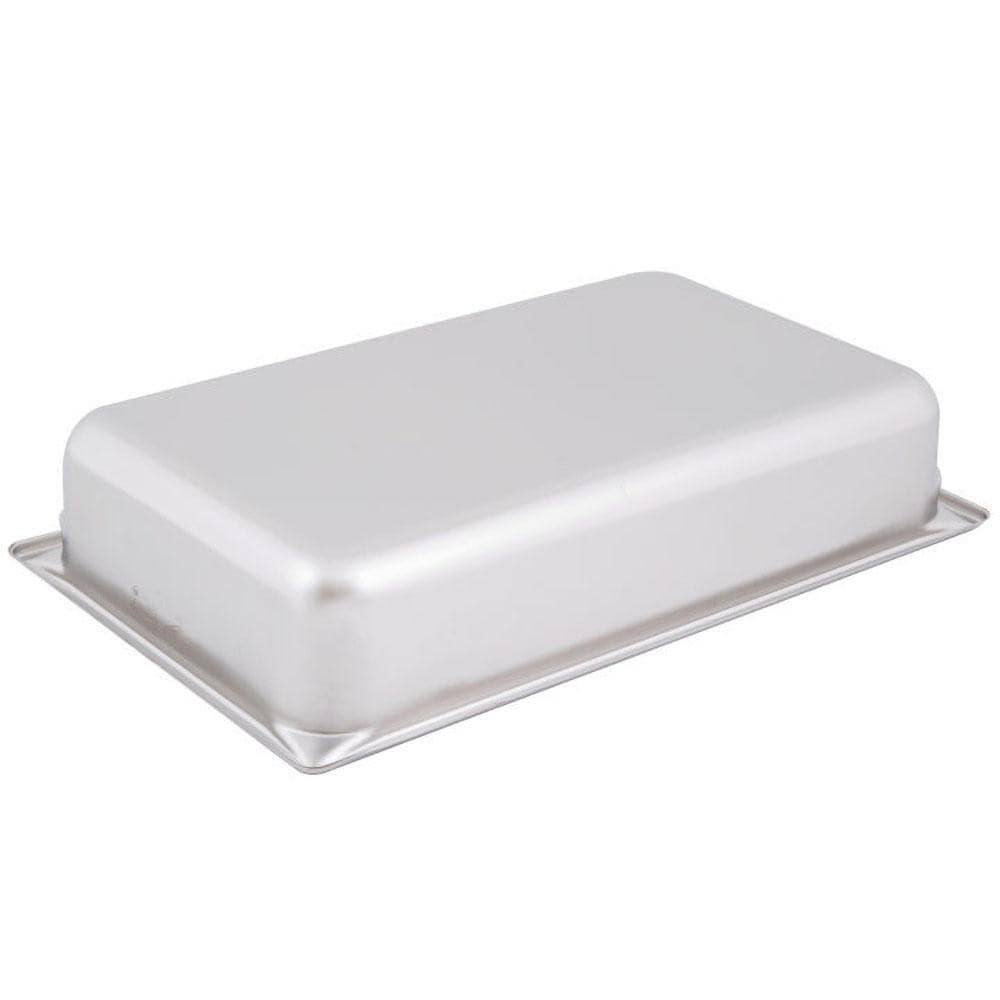 Vollrath Food Pan Container: Stainless Steel, Rectangular - 4 OAH, 10.4 Overall Dia | Part #30242