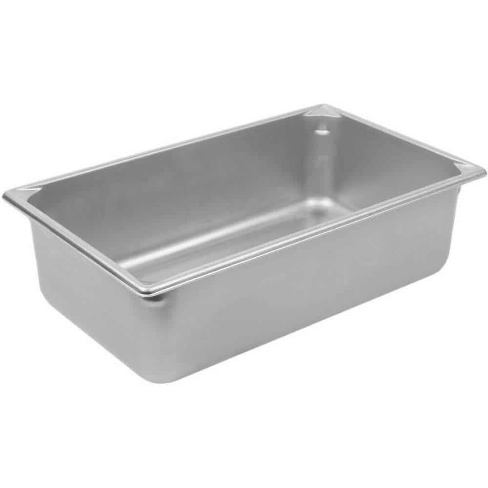 VOLLRATH 30062 Food Pan Container: Stainless Steel, Rectangular 