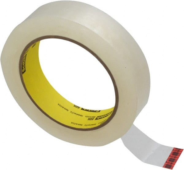 Packing Tape: 1 Wide, Clear, Acrylic Adhesive