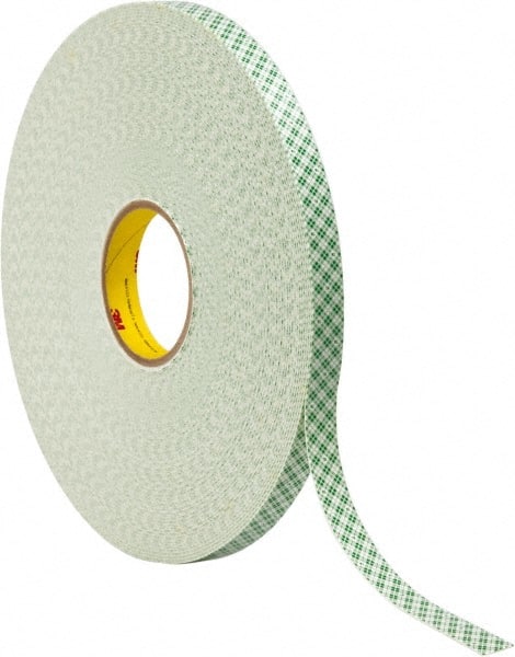 Mediator dø Tøm skraldespanden 3M - Off-White Double-Sided Urethane Foam Tape: 3/4″ Wide, 72 yd Long,  1/32″ Thick, Acrylic Adhesive - 65364572 - MSC Industrial Supply