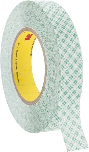 3M Double Coated Film Tape 9589 White, 1 in x 36 yd 9 Mil