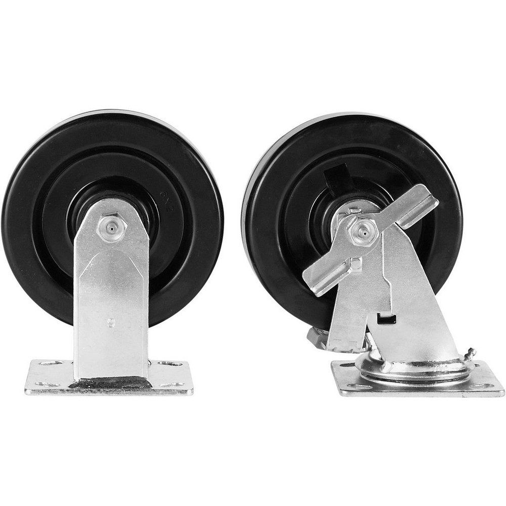 Tool Case Caster Set: 2" Wide, 6" High, Vinyl - For All Jobmaster Cabinets