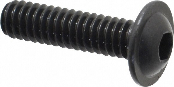 Made in USA 16483 1/4-20 1" Length Under Head Hex Socket Drive Button Socket Cap Screw Image