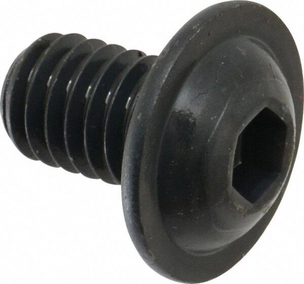 Made in USA 16489 5/16-18 1/2" Length Under Head Hex Socket Drive Button Socket Cap Screw Image