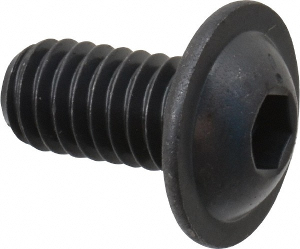 Made in USA 16491 5/16-18 5/8" Length Under Head Hex Socket Drive Button Socket Cap Screw Image