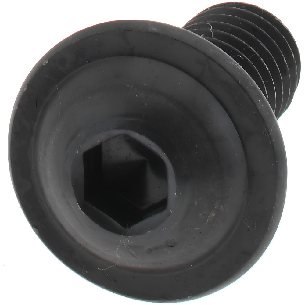 Made in USA - Button Flanged Socket Cap Screw: 5/16-18, 3/4" Length ...