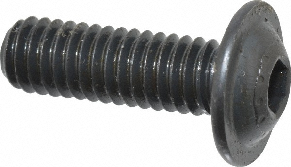 Made in USA 16498 5/16-18 1" Length Under Head Hex Socket Drive Button Socket Cap Screw Image
