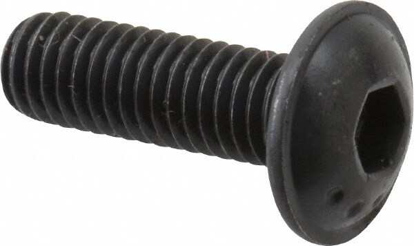 Made in USA 16520 #10-32 5/8" Length Under Head Hex Socket Drive Button Socket Cap Screw Image