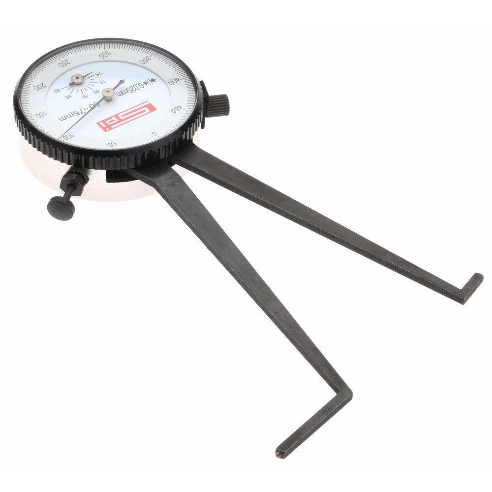 SPI Inside Dial Caliper Gage 50 to 75 mm, 0.025 mm Graduation, 0.038