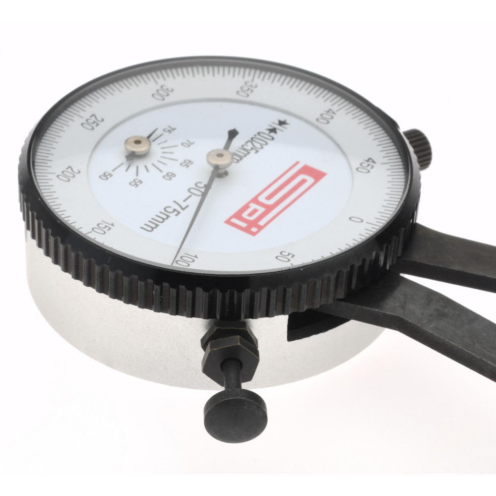 SPI Inside Dial Caliper Gage 50 to 75 mm, 0.025 mm Graduation, 0.038