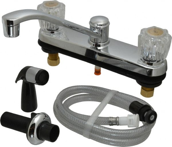 Deck Plate Mount, Kitchen Faucet with Spray