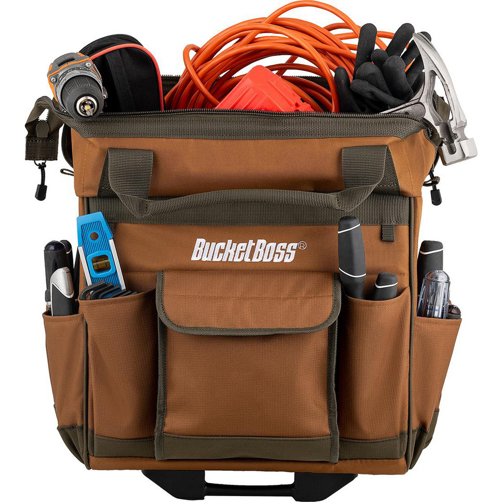 Masterforce Bucket Boss Bucket Boss - Rolling Tool Bag: 15 Pocket, 14-1/4