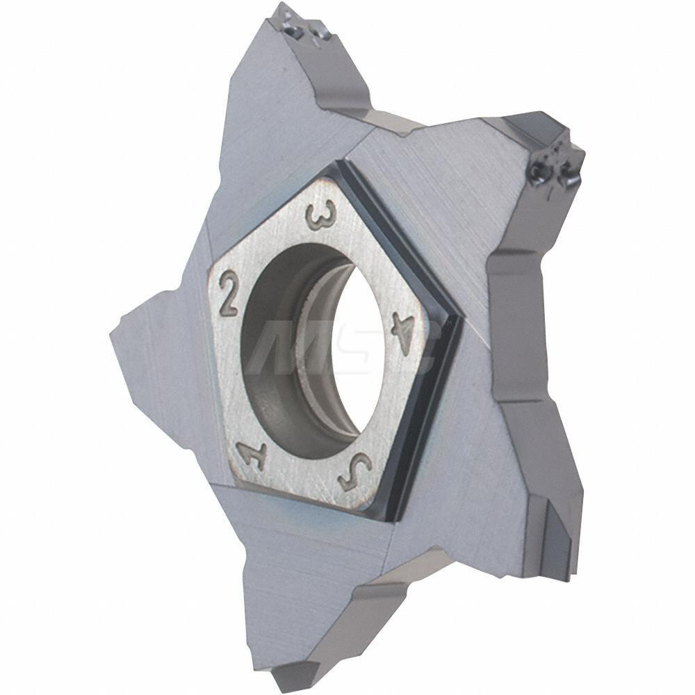 Iscar Threading Insert24 Size, PENTA Style, IC908 Grade, Solid