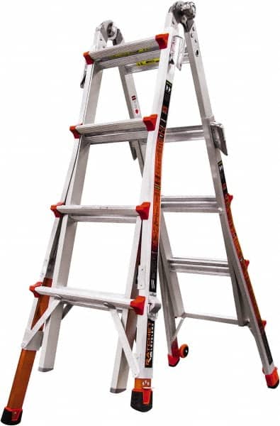 14-Step Ladder: Aluminum, Type IA, 15' OAH