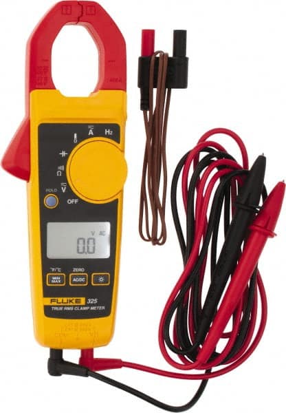 Clamp Meter: CAT III & CAT IV, 1.18" Jaw, Clamp On Jaw