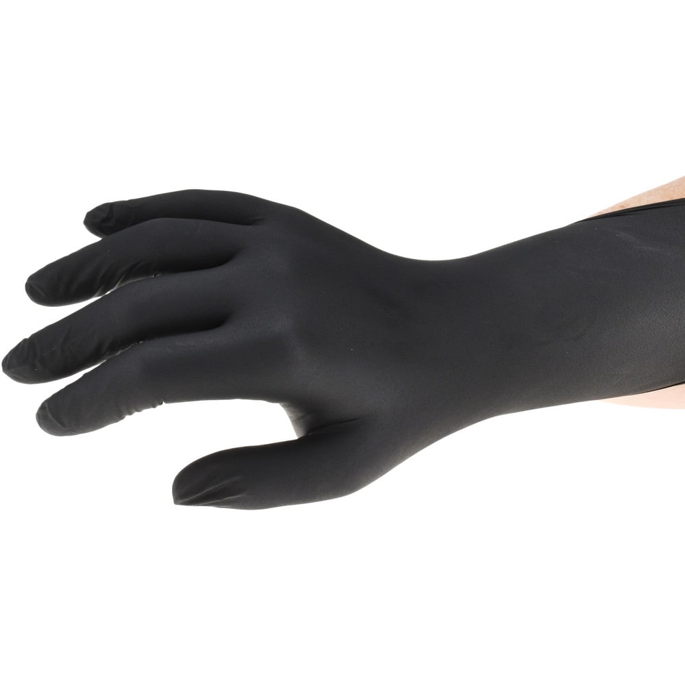 Disposable Gloves: Size X-Large, 5.0 mil, Nitrile, General Purpose Grade, Powder-Free