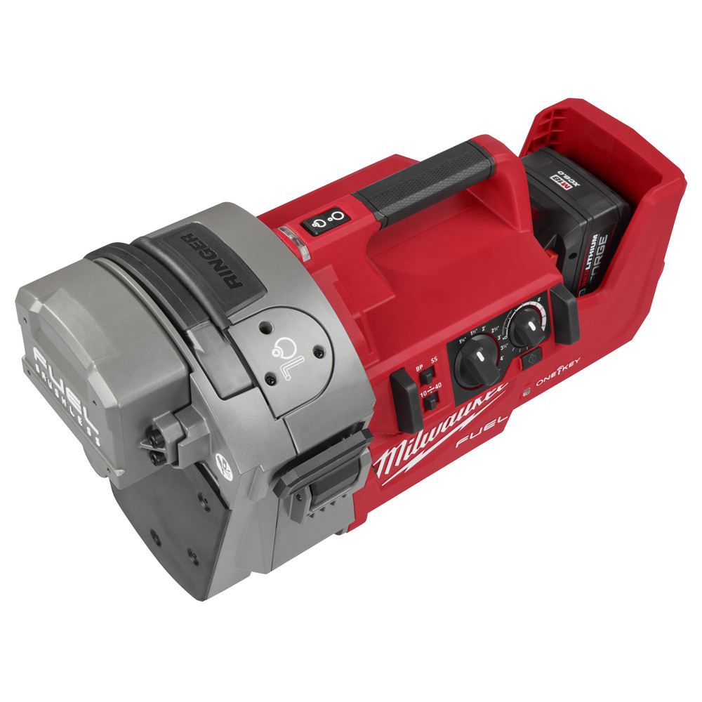 Milwaukee Ringer Roll Groover Milwaukee Tool - M18 FUEL™ RINGER™ Roll Groover for 1-1/4” - 4” Sch 10/ ...