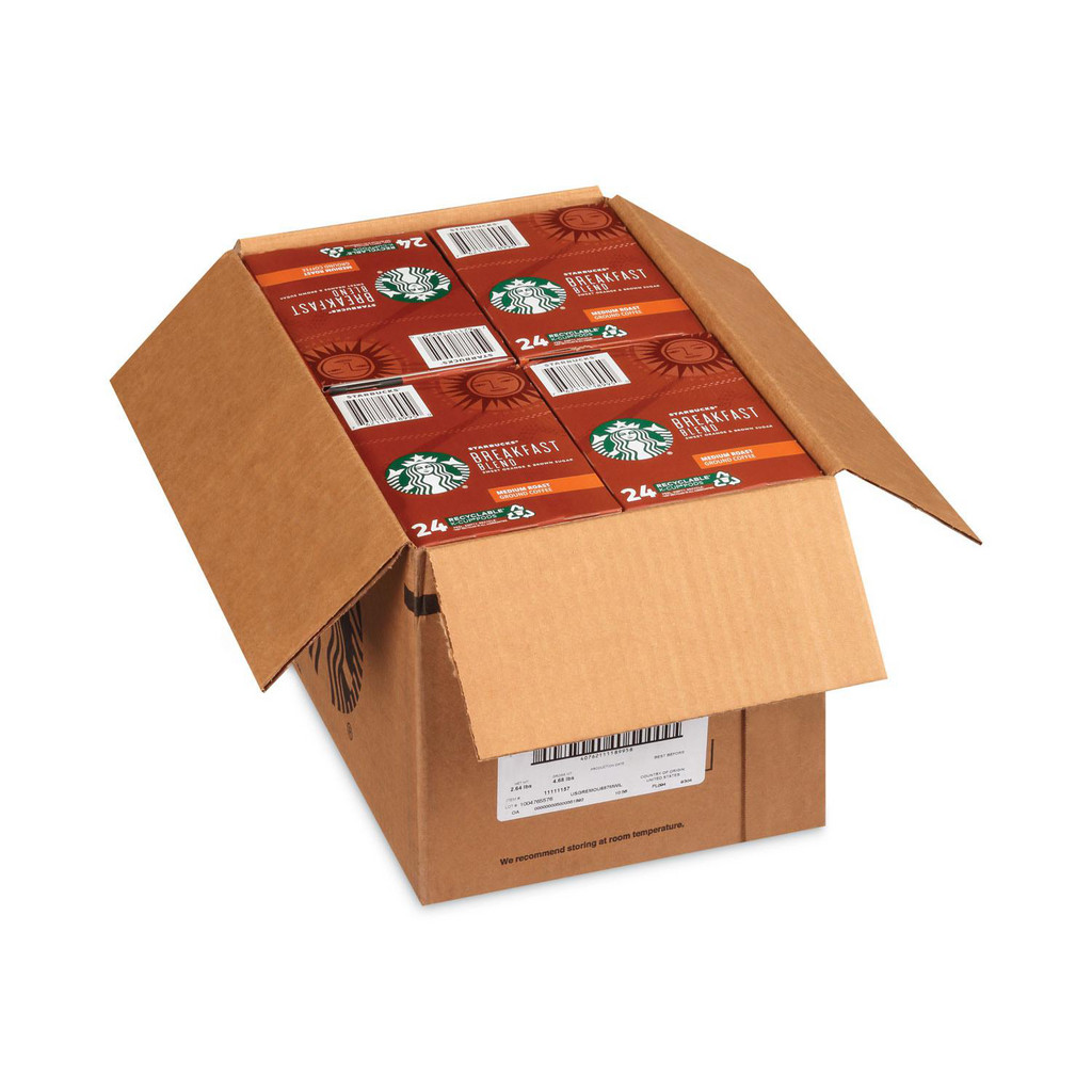 Starbucks Beverages: Coffee, Breakfast Blend, Pod, 0.44 oz | Part #SBK011111157CT