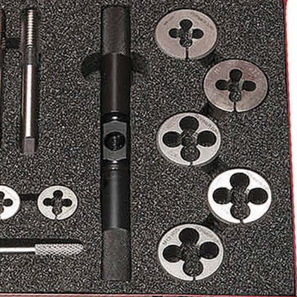 DORMER M5x0.80 to M12x1.75 Tap, M5x0.80 to M12x1.75 Die, Metric