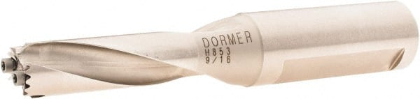 DORMER 5988093 Replaceable Tip Drill: 13.5 to 14.5 mm Drill Dia, 19.05 mm Weldon Flat Shank 