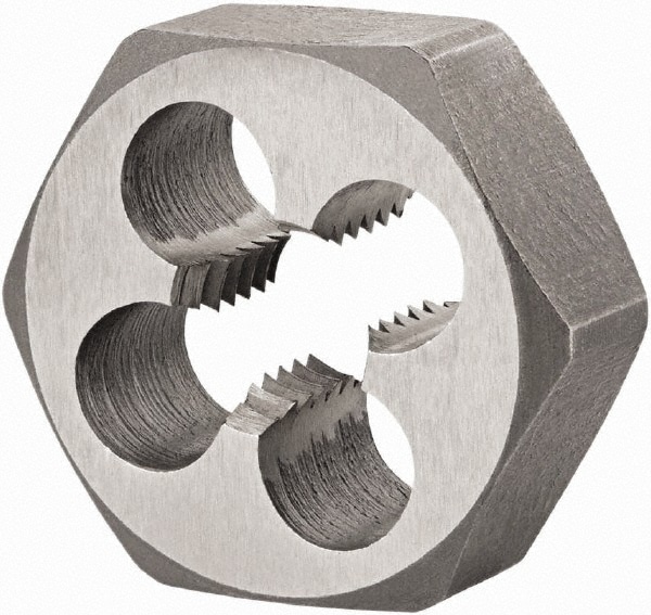 DORMER 5978521 Hex Rethreading Die: M8 x 1.25 Thread, Right Hand, High Speed Steel 