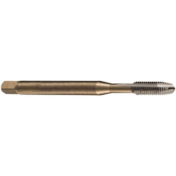 Spiral Point Tap: M10 x 1.5, Metric Coarse, 3 Flutes, Plug, 6H, Cobalt, Bright Finish