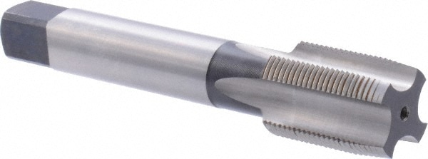 Value Collection - Standard Pipe Tap: 4-8, NPT, 10 Flutes, Carbon Steel,  Bright/Uncoated - 79772141 - MSC Industrial Supply