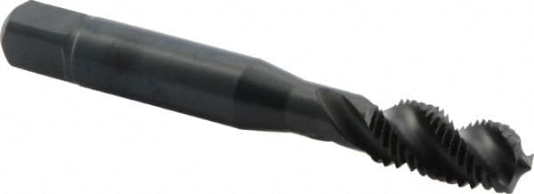 DORMER 5976616 Spiral Flute Tap: 3/8-20, BSF, 3 Flute, Bottoming, High Speed Steel, Oxide Finish 