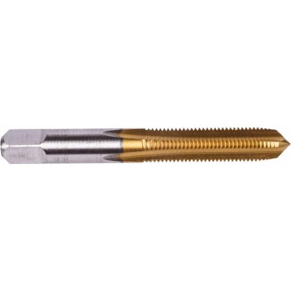 Union Butterfield 6006696 1/4-20 Plug RH 3B H3 TiN High Speed Steel 4-Flute Straight Flute Hand Tap Image