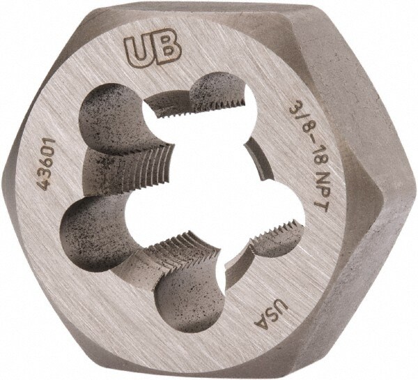 3/8-18 NPT x 1-1/16" Hex Hex Pipe Die