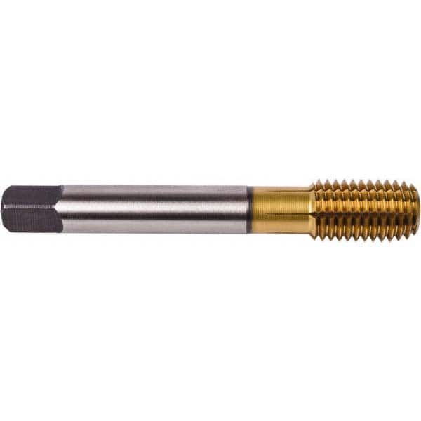 #2-64 Thread Size Bright Finish UNF Union Butterfield 1580 High-Speed Steel Thread Forming Tap H3 Tolerance Bottoming Chamfer Round Shank With Square End Uncoated