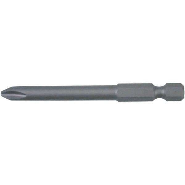 Wiha 74167 Power Screwdriver Bit: #00 Phillips, #0 Speciality Point Size, 1/4" Hex Drive 