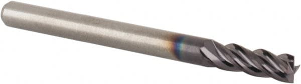 M.A. Ford. 17713700A Square End Mill: 0.1378 Dia, 0.2756 LOC, 4 Flutes, Solid Carbide 