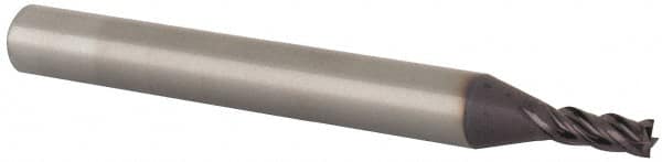M.A. Ford. 17711800A Square End Mill: 0.1181 Dia, 0.315 LOC, 4 Flutes, Solid Carbide 