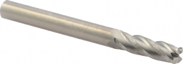 M.A. Ford. 11123623 Corner Radius End Mill: 0.2362" Dia, 0.7874" LOC, 0.039" Radius, 4 Flutes, Solid Carbide Image