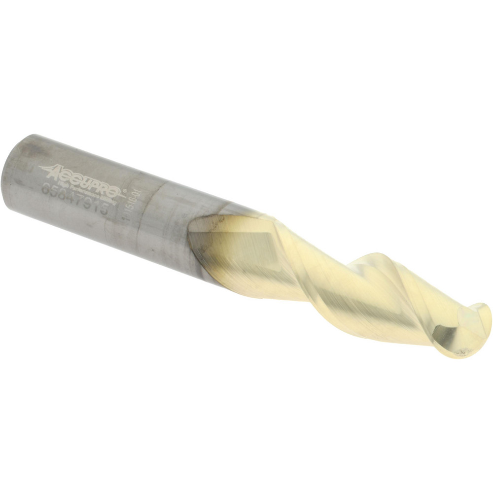 Accupro 250MM04724BNC5 Ball End Mill: 0.4724" Dia, 1.2598" LOC, 2 Flute, Solid Carbide Image