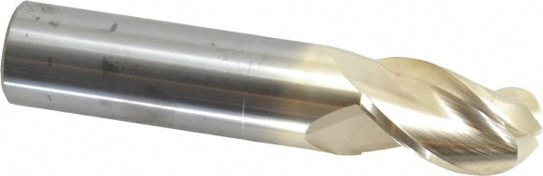 Accupro 350MM07874BNC5 Ball End Mill: 0.7874" Dia, 1.2598" LOC, 3 Flute, Solid Carbide Image