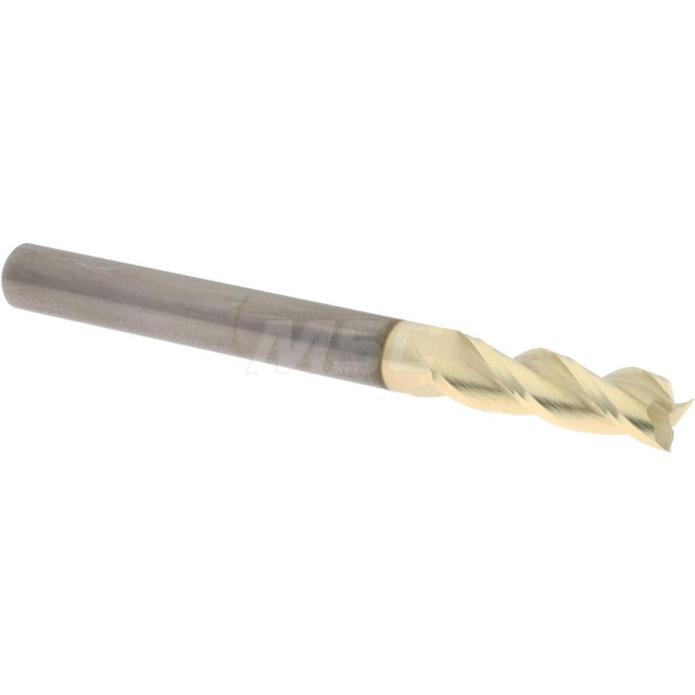 Accupro 350MM02362C5 6mm Diam 3-Flute 37° Solid Carbide Square Roughing & Finishing End Mill Image