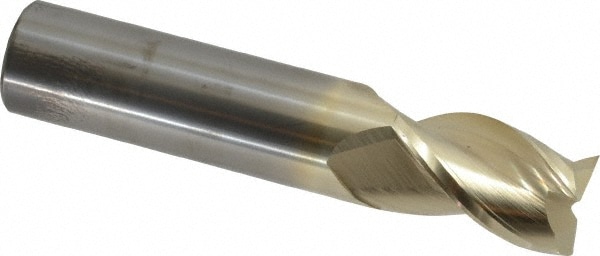 Accupro 350MM07874C5 20mm Diam 3-Flute 37° Solid Carbide Square Roughing & Finishing End Mill Image